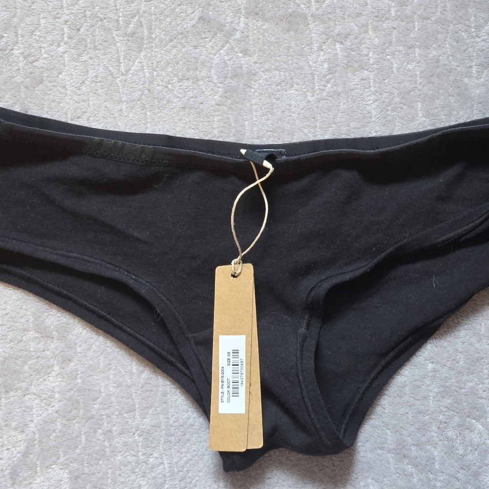 Skims Logo Cotton Panties